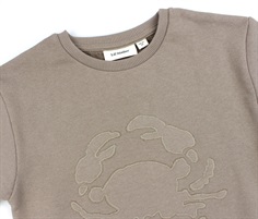 Lil Atelier mocha meringue loose sweatshirt